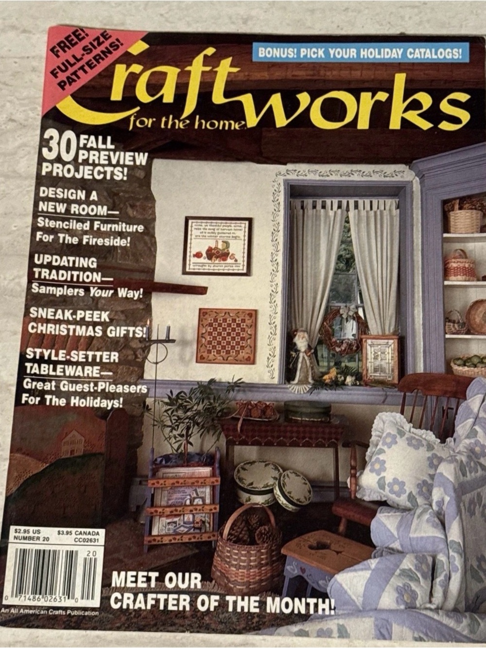 Vintage Craftworks Magazine 1980s Home Decor & Crafts